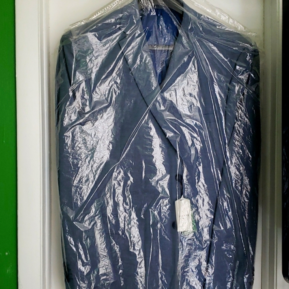 46R Alfani light blue stretch slim fit blazer